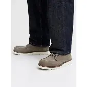 Jack & Jones 12277561_2262_44, Stiefel, Grau, Rundzeh, Schnürverschluss, Gummi, Mikrofaser