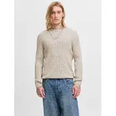 Jack & Jones Strickpullover "JJEEMIL KNIT CABLE CREW NECK NOOS"