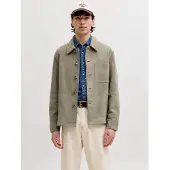 Jack & Jones Jacke aus Wildleder in Smokey Olive | Gr.: XL