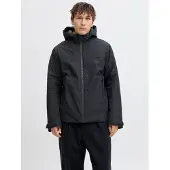 Jack & Jones 12278762_2161_L, Feldjacke, Uni, Erwachsener, Reißverschluss, Polyester, Schwarz