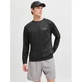 Jack & Jones Langarm-T-Shirt in Black | Gr.: XS