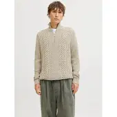 Jack & Jones Einfarbig Sweatshirt Mit Halbem Reißverschluss