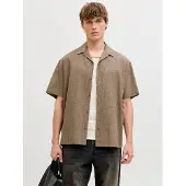 Jack & Jones Hemd Summer 12289191 Braun Relaxed Fit