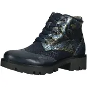 LAURA VITA Schnürstiefelette "Stiefelette Leder/Textil"