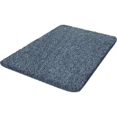 Kleine wolke Badematte "Seattle", rutschhemmend beschichtet, fußbodenheizungsgeeignet, Badteppich, Uni Farben mit Melange Effekt, besonders weich, waschbar