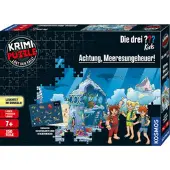 Kosmos Krimi-Puzzle: Die drei ??? Kids 150 Teile - Achtung, Meeresungeheuer!