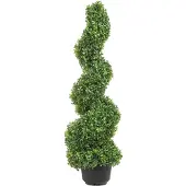 OEM Künstlicher Buchsbaum-Topiary, Wetterbeständig, Vielseitige Dekoration, 48in 2PCS