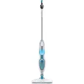 Black & Decker FSM16CD, Dampfmopp, Blau, Weiß, 6 m, 1600 W, Teppich, Glas, Harter Boden, Schritt