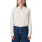s.Oliver -qs Blouses Offwhite Größe: 40 | Longsleeves Outlet | Damen | Weiß