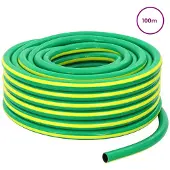 vidaXL Gartenschlauch 5-lagig Grün und Gelb 3 / 4'' 100 m PVC