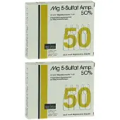 Mg 5 Sulfat Amp. 50% Infusionslösungskonzentrat 2x 2x5 St