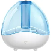 Melitt Ultraschall-Kaltnebel-Luftbefeuchter, Leiser Schlafzimmer-Luftbefeuchter, Tisch-Luftbefeuchter mit Abnehmbarem Wassertank, B