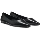 HUGO Ballerinas aus Leder mit spitzer Kappe Grösse 36