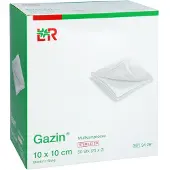 Docpharm GmbH Gazin Mullkomp.10x10 Cm Steril 8fach 25X2 St