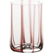 Zafferano 6er-Set Trinkgläser, Amethystfarbe, mundgeblasenes, durchgefärbtes Glas, elegantes venezianisches Design