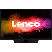 Lenco LED-2463BK (V2) - 24-Zoll Android-Smart-TV mit 12-V-Kfz-Adapter, schwarz