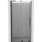 Mexen Velar L Schiebeduschtür 90 cm, transparent, schwarz - 871-090-003-01-70
