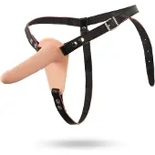 You2Toys - Strap-On - Wiederaufladbarer, Hautfarbener Vibrator zum Anschnallen