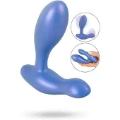 Sweet Smile Smile - Vibrations-Analdildo (blau)