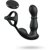 Pipedream Anal Fantasy Ass-Gasm - Analvibrator mit rotierendem Kopf und Penisring (schwarz)