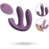 Vuxen Mireva - Dreifacharmiger, ferngesteuerter Vibrator (lila)