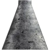 Rugsx Läufer Antirutsch MARL Beton, Gummi grau 80 cm 80x440 cm