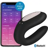 Satisfyer Double Joy Paarvibrator - Schwarz 1 St Vibrator