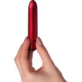 Rocks-Off Scarlet Velvet - Mini Lippenstift Vibrator (10 Modi) - Rot
