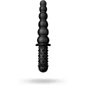 BUTTR Akimbo - doppelseitiger Anal-Dildo (schwarz)