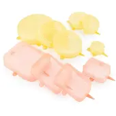 InnovaGoods Verstellbare Silikondeckel für die Küche 10er-Set.