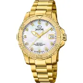 Jaguar Herren Analog Uhr Pro Diver Elegant Edelstahl gold UJ971/5
