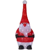 Star Trading LED Lichtobjekt Crystalo Weinachtsmann in Rot 0,9W 37lm IP44
