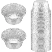 Jojomino Aluminiumfolie Ramekin Papierbecher 150er Pack Einweg Backen