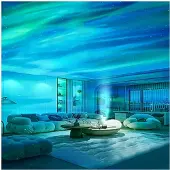 MaxPower Aurora Lights LED-Tischlampe – USB-gesteuert, Fernbedienung.