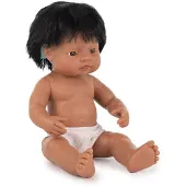 Miniland Baby-puppe Mit Latex-implantat 38 Cm