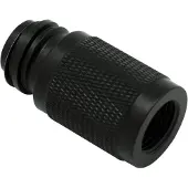 Jojomino CO2-Soda-Zylinder-Adapter, Rückschlagventil, 5/8-18UNF auf TR21-4, Umrüstsatz für Soda, Schwarz