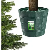 Kadax Weihnachtsbaumständer "Taden", Grün Christbaumständer, Baumhöhe bis 280 cm