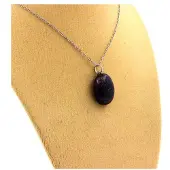 Bijoux Steine und Mineralien. Saphir Halskette. 18,26 ct. Afrika.