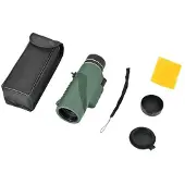 TAUOH Monoskop 8-Facher 8-Fache Vergrößerung Outdoor-Ausrüstung Hand-Monokularbrille Grün