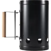 Spactz Geräte zum Grillen mit Holzkohle, Kaminofen und Bambus