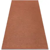 Rugsx Teppich SOFTY glatt, einfarbig Terrakotta 160x220 cm