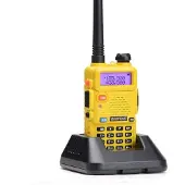 MaxPower (Gelb) Interphone Radio FM Transceiver Walkie Talkie Two Way