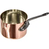 Baumalu Kupferkochtopf 11 cm mit Orangefarbenem Griff