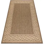 Rugsx TEPPICH SISAL FLOORLUX 20014 coffe / mais 80x150 cm