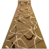 Rugsx Läufer KARMEL HEAT-SET FRYZ CHOCO Nuss 70 cm 70x130 cm