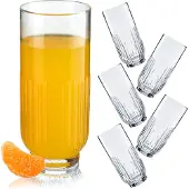 Kadax 6x Trinkgläser 395ml Set