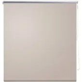 Helloshop26 Beige Verdunkelungsrollo 120 x 175 cm Fenster Sichtschutz Rolladen