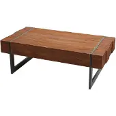 Mendler Couchtisch MCW-A15a, Wohnzimmertisch, Tanne Holz rustikal massiv 40x120x60cm braun