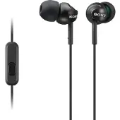 Sony MDR-EX110AP-B Ex Monitor In-Ear-Kopfh rer mit Mikrofon (Schwarz)