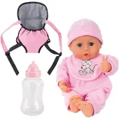 Bayer My First Baby 33 cm Puppen-Set, mit 4 Babylauten - Puppe mit Zubehör